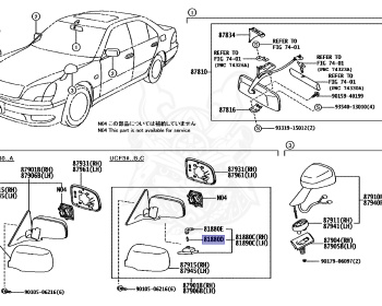 Toyota - Celsior - UCF31 - 2001 - C TYPE - Automatic - 3UZFE