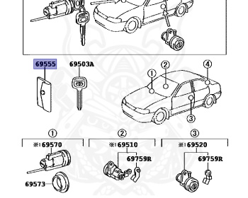 Toyota - Corolla - CE104 - 1992 - SE-L TYPE - 4-DOOR(SEDAN) - Manual - 2C