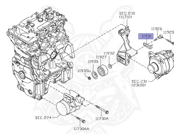 Nissan - Latio - N17 - 2014 - BUS SWING DOOR - SEDAN(S) - CVT(CVT) - HR12DE