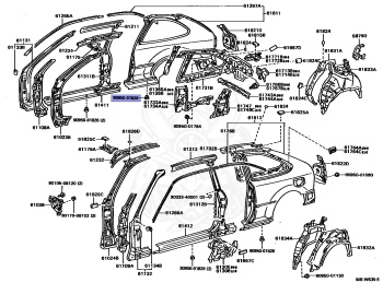 Toyota - Corolla - AE101 - 1993 - SJ TYPE - 3-DOOR(2 BOX) - Manual - 4AFE