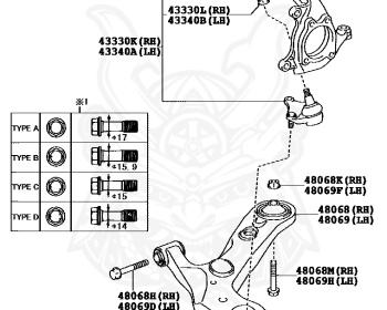 Toyota - Vanguard - ACA33W - 2013 - 240S TYPE - Variator - 2AZFE