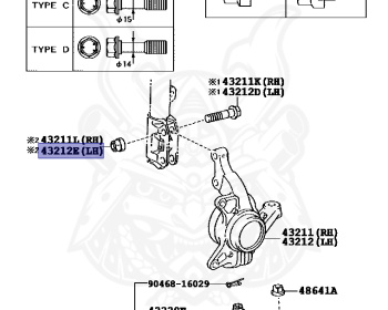 Toyota - Isis - ANM15W - 2008 - PLATANA TYPE - 1AZFSE