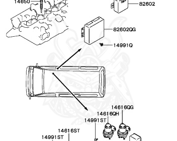 Mitsubishi - Delica Truck - L039G - 1986 - YHND - 4D56