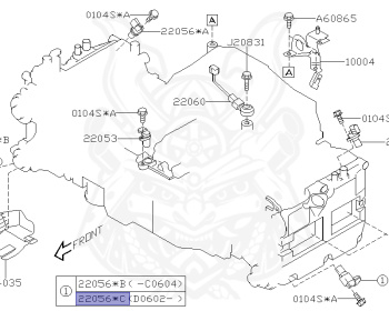 Subaru - Legacy Touring Wagon - BP5 - Jan-2004 - 20GT - Wagon - 4W - 5-speed automatic transmission - Right hand - EJ20