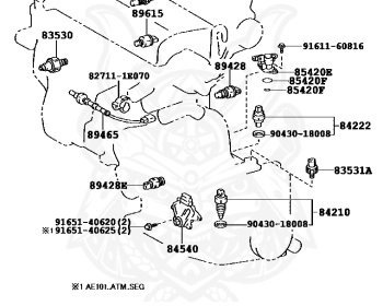 Toyota - Corolla - AE104 - 1995 - LX TYPE - 4-DOOR(SEDAN) - Manual - 4AFE