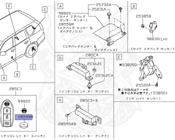 Nissan - X-Trail - T31 - 2008 - X/XTT/GT Grade - WAGON(W) - 4 WHEEL DRIVE(4WD) - MCVT(MCVT) - QR25DE