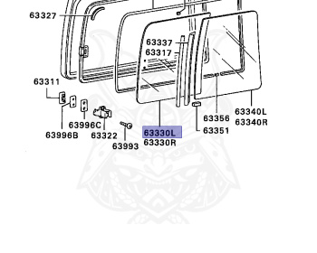 Mitsubishi - Pajero - L146G - 1989 - WGMNJ - 6G72