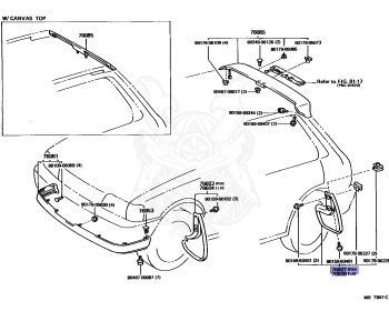 Toyota - Starlet - EP82 - 1990 - CANVAS TOP SI TYPE - 3-DOOR - Manual - 4EFE