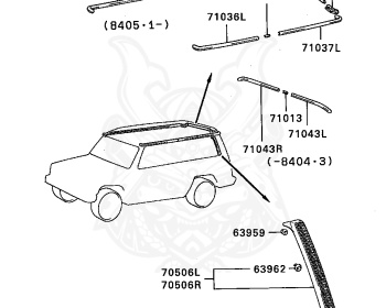 Mitsubishi - Pajero - L149G - 1989 - WMRFX - 4D56