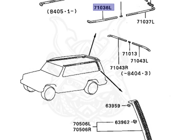 Mitsubishi - Pajero - L149G - 1989 - WMRFX - 4D56