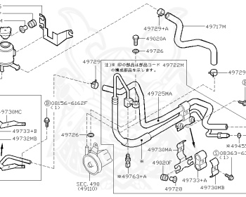 Nissan - Skyline - V35 - 2003 - 250GT - SEDAN(S) - 2 WHEEL DRIVE(2WD) - AUTOMATIC-FLOOR SHIFT(AT.F4) - VQ25DD