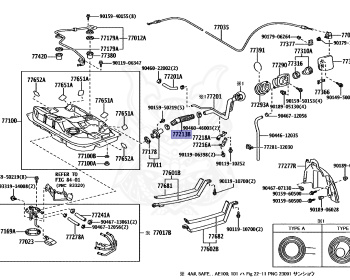 Toyota - Corolla - AE100 - 1991 - DX TYPE - 4-DOOR(SEDAN) - Automatic - 5AFE