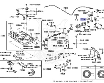 Toyota - Corolla - AE100 - 1991 - DX TYPE - 4-DOOR(SEDAN) - Automatic - 5AFE