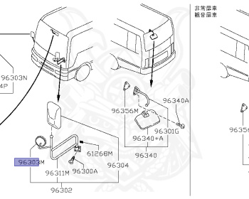Nissan - Civilian - W41 - 1999 - SX - MICRO BUS(B) - Automatic transmission, floor 4-speed (AT/4F) - TD42
