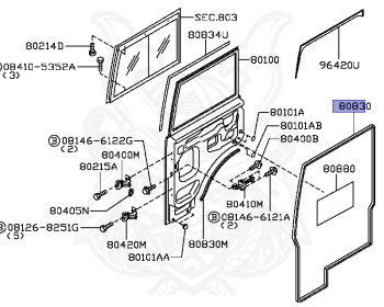 Nissan - Civilian - W41 - 2019 - SX - Microbus Swing (MINI) - Manual transmission, floor 5-speed (MT/5F) - TB45E