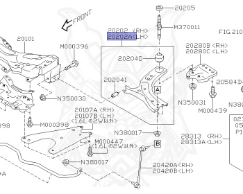 Subaru - Impreza G4 - GK6 - Jan-2016 - 20ILEYE - Sedan - 2W - Torque converter type double-header transmission - Right hand - FB20D