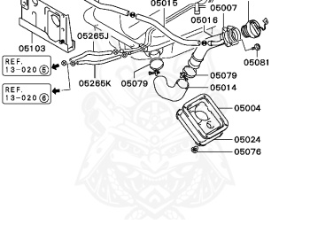 Mitsubishi - Delica - PF8W - 1994 - HSEXF2 - 4M40