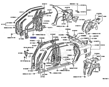 Toyota - Corolla - AE100 - 1991 - DX TYPE - 4-DOOR(SEDAN) - Automatic - 5AFE