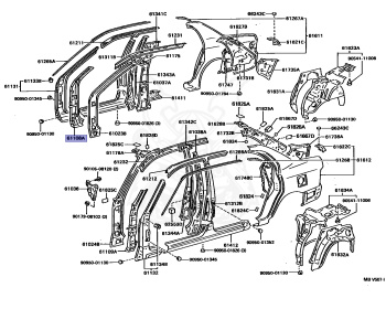 Toyota - Corolla - AE100 - 1991 - DX TYPE - 4-DOOR(SEDAN) - Automatic - 5AFE