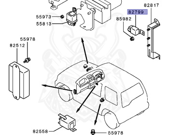 Mitsubishi - Pajero Jr - H57A - 1996 - MKUE2 - 4A31