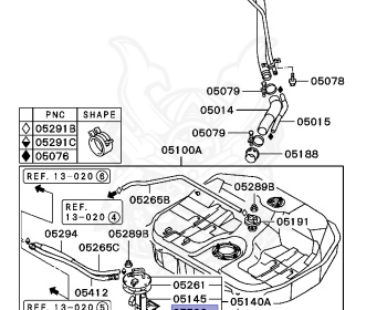 Mitsubishi - FTO - DE2A - 1999 - HRUE - 4G93