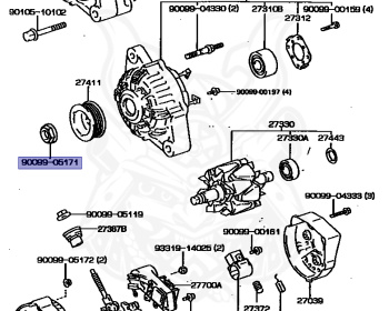 Toyota - Starlet - EP91 - 1996 - REFLET TYPE - 5-DOOR - Manual - 4EFE