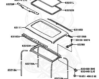 Genuine Hilux LN100 Interior OEM parts supplied from Japan