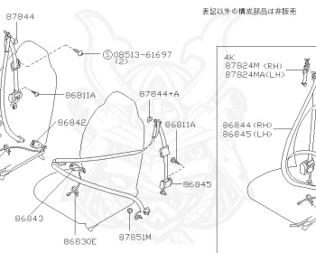 Nissan - Skyline GT-R - BNR32 - 1992 - GT-R - 2-door sports coupe (2K) - Hi-cast 4-link (HI.4WD) - MANUAL TRANS 5-SPEED(MT.F5) - RB26DETT