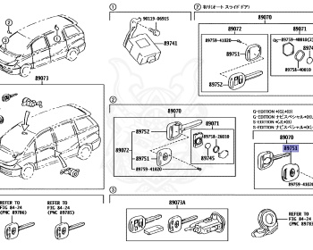 Toyota - Estima - ACR30W - 2001 - J TYPE - 2AZFE