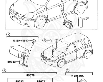 Toyota - Fun Cargo - NCP20 - 2003 - X TYPE - 2NZFE