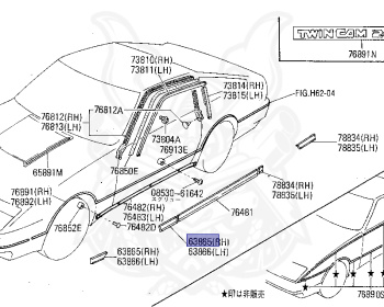 Nissan - Fairlady Z - Z31 - 1983 - ZX - AUTOMATIC TRANSMISSION(AT) - Hyojiun Roof (Z#) - VG30T