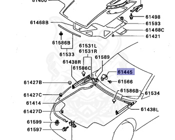 Mitsubishi - GTO - Z16A - 1991 - MRPM3 - 6G72