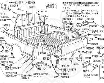 Nissan - Datsun - 720 - 1979 - GL TYPE - KING CAB(KC) - 2 WHEEL DRIVE(2WD) - 4 SPEED T/M COLUMN SHIFT(R4) - J16S