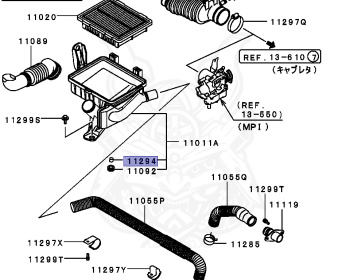 Mitsubishi - Minicab Van - U44V - 1996 - HLNHV - 4A30