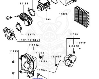 Mitsubishi - Lancer - CB6A - 1995 - SRPM2 - 6A10