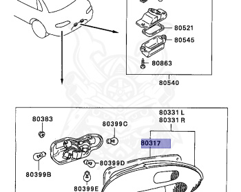 Mitsubishi - Lancer - CB2A - 1995 - SNHE2 - 4G15