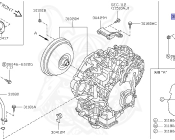 Nissan - Teana - J31 - 2003 - JK - SEDAN(S) - 2 WHEEL DRIVE(2WD) - MCVT(MCVT) - VQ35DE