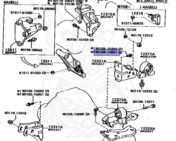 Toyota - Carina - AT150 - 1984 - SE TYPE - 4-DOOR - Manual - 3ALU