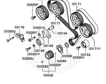 Mitsubishi - Diamante - F47A - 1994 - TYPM1 - 6G72