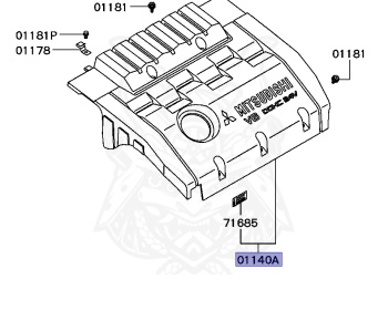 Mitsubishi - Diamante - F47A - 2002 - TYPM1 - 6G72