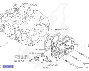 Subaru - Legacy B4 - BM9 - Jan-2009 - Dec-2010 - 25GTL&SI - Sedan - 4W - 5-speed automatic transmission - Right hand - BD5