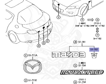 Mazda - RX-8 - SE3P - Feb-2003 - Right hand - 13-MSP