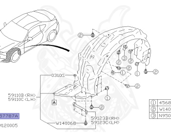 Subaru - BRZ - ZC6 - Jan-2011 - Dec-2016 - R - 2-door coupe - 2W - 6-speed manual transmission - Right hand - FA20