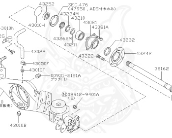 Nissan - Pathfinder - R50 - 1995 - R3M - WAGON(W) - 4 WHEEL DRIVE(4WD) - MANUAL TRANSMISSION(MT) - TD27TI