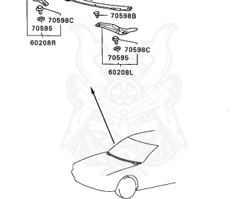 Mitsubishi - Lancer - C61A - 1991 - SKU - 4G13