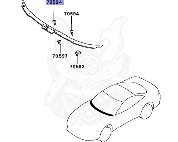 Mitsubishi - GTO - Z15A - 1994 - MJGF - 6G72