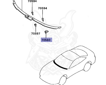 Mitsubishi - GTO - Z15A - 1990 - MJGF9 - 6G72