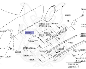 Nissan - Fairlady Z - Z31 - 1986 - ZR - AUTOMATIC TRANSMISSION(AT) - T-bar roof (KZ#) - VG30D