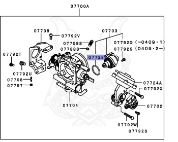 Mitsubishi - Eclipse - D53A - 2004 - BRGVLFJ - 6G72