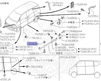 Nissan - Serena - C24 - 2005 - 25 Highway Star X - WAGON(W) - 2 WHEEL DRIVE(2WD) - AUTOMATIC-COLUMN SHIFT(AT.R4) - Flooded roof (N/R) - QR25DE